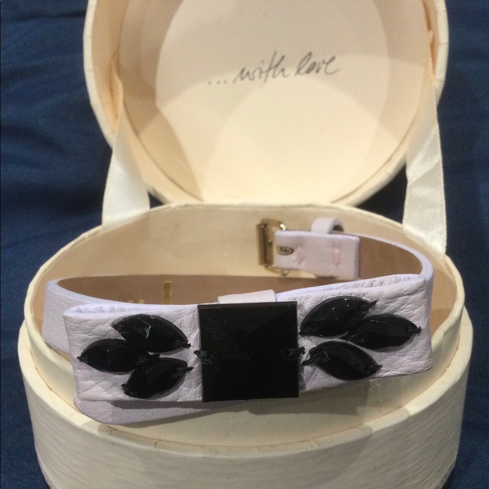 NWT Schumacher leather bracelet